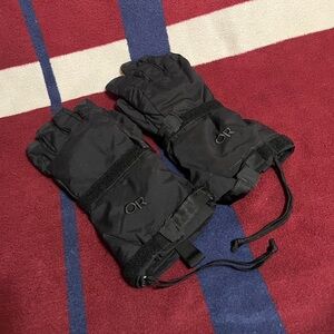 OR Outdoor Research Black Kodiak Goretex Cold Weather Gloves black winter XL